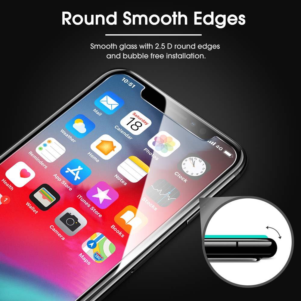 3-Pack For iPhone 14 13 12 11 Pro 7 8 Plus Max Tempered Glass Screen Protector