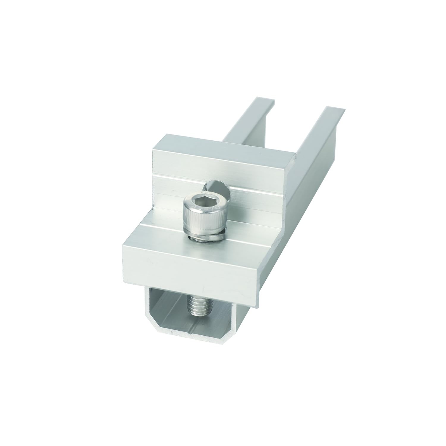 Solar Panel Roof Mounting Kit: Complete 2-Panel Rack System, Side-by-Side Mount
