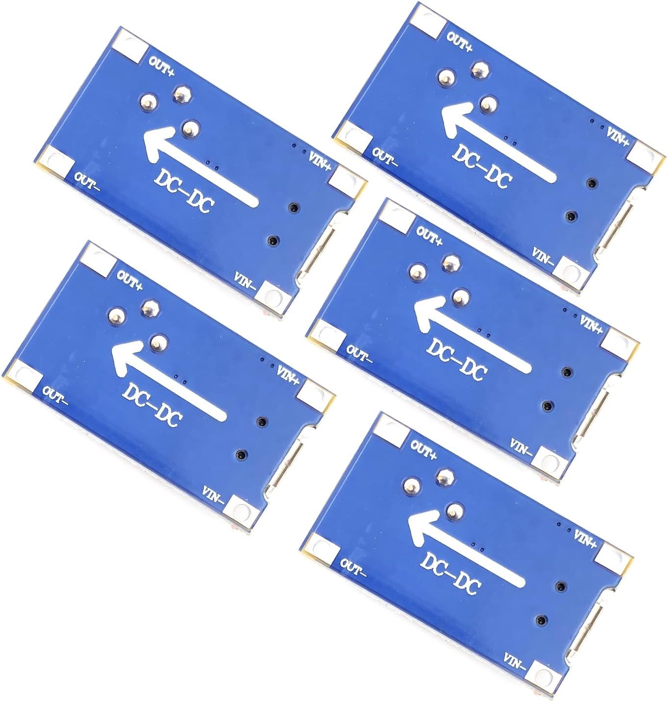 5 PCS 2A Micro-USB Step Up Boost Module 2-24V IN 5V 9V 12V 28V Adjustable Output