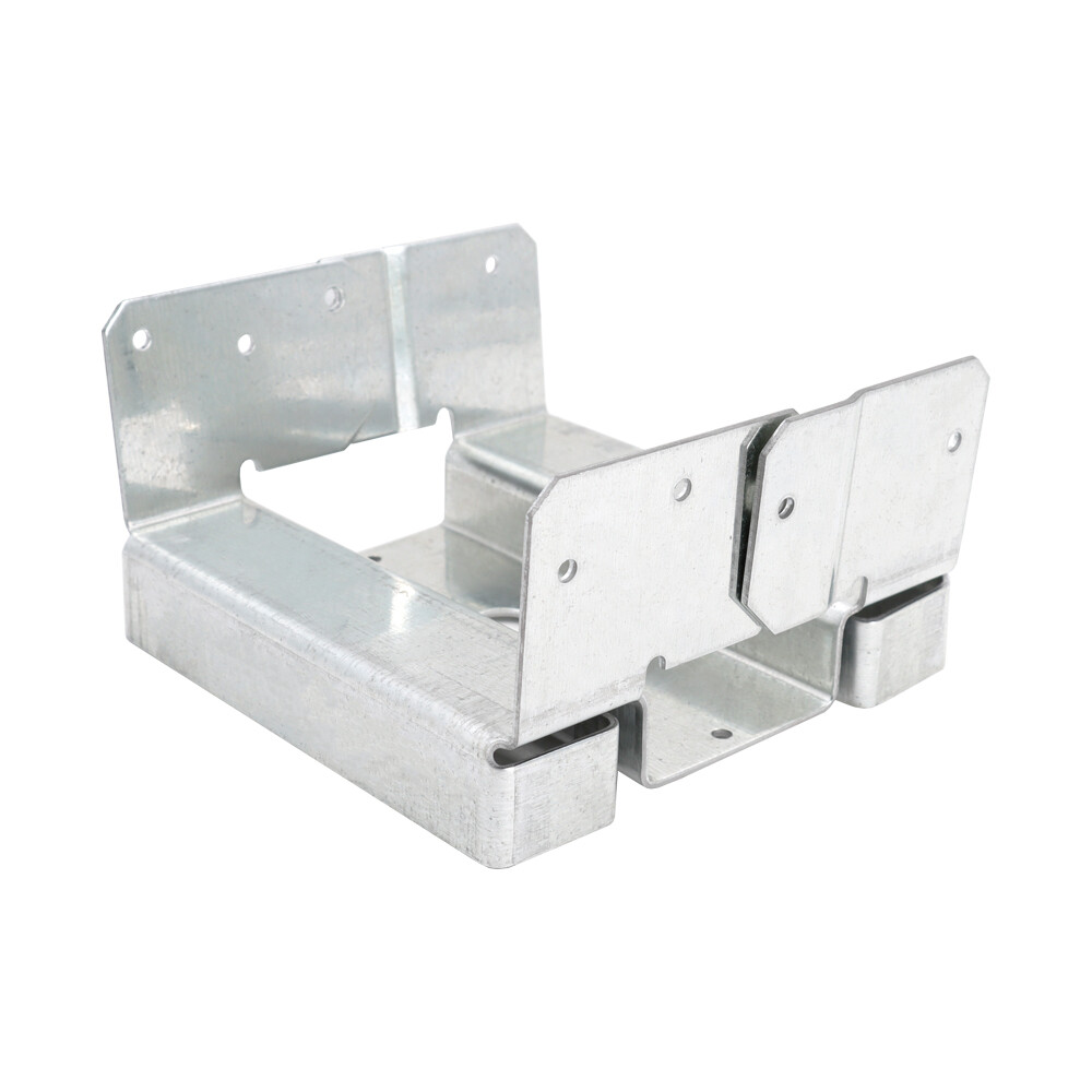 6 packs Adjustable Post Base ABA66Z ZMAX kit for Porch Railings, Mailbox Posts