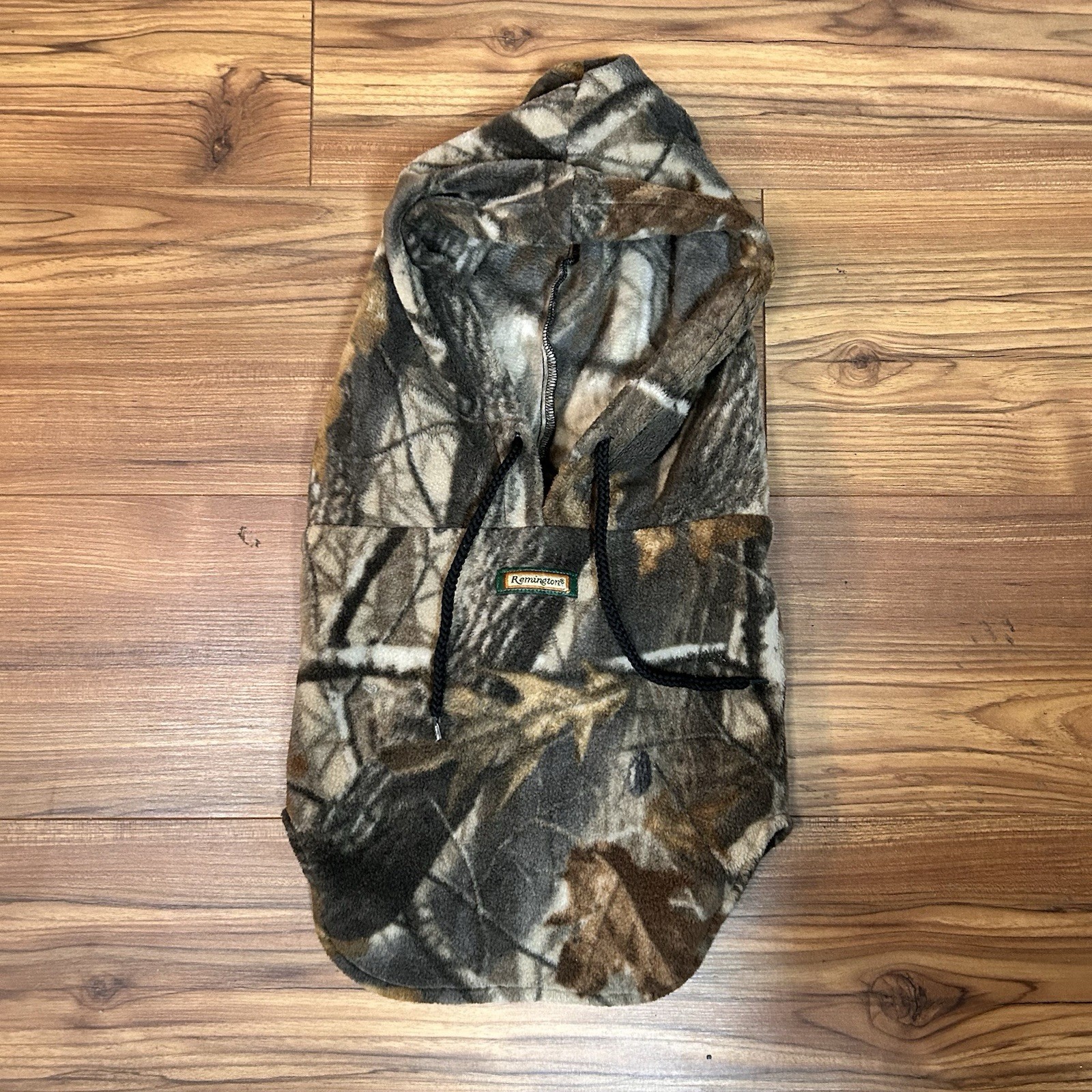 VTG Mossy Oak Hunting Camo Balaclava Hood Head Covering Hunting Mask Fleece