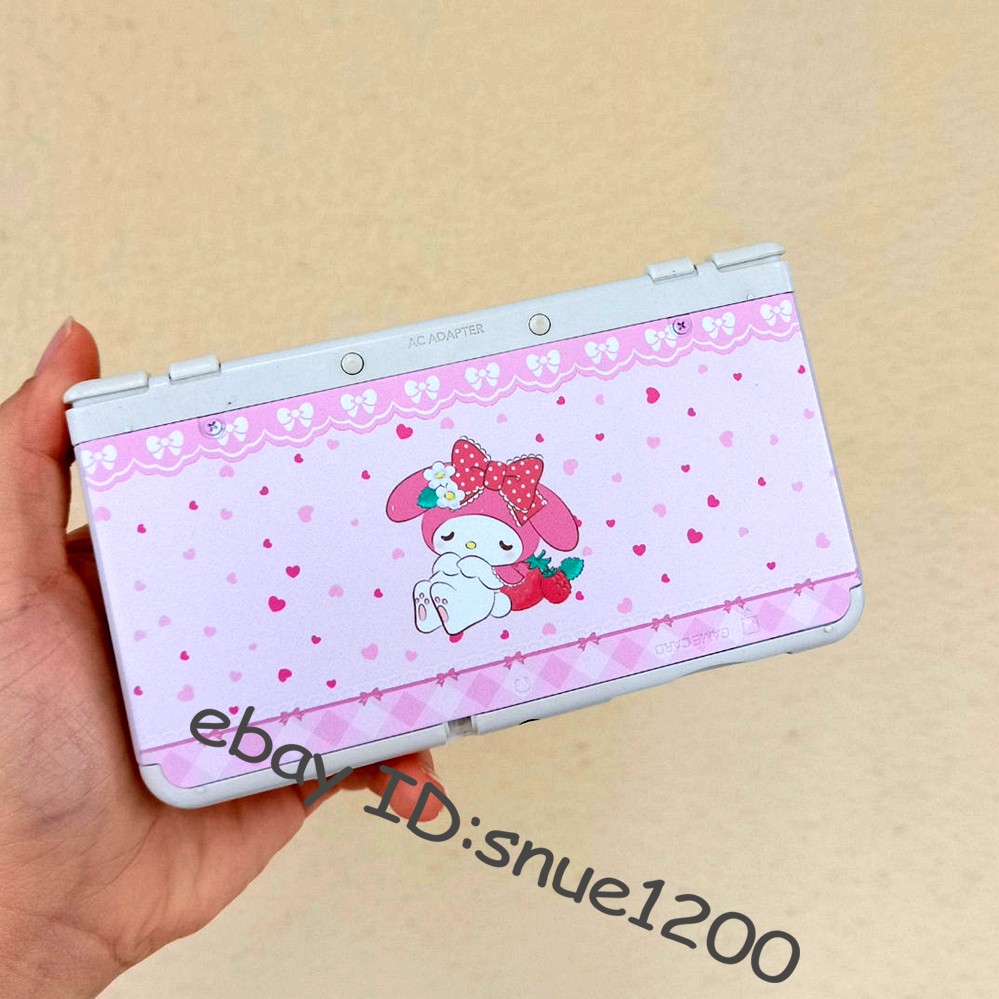 Rare Pink My Melody Strawberry DIY Replacement shell case for New Nintendo 3DS