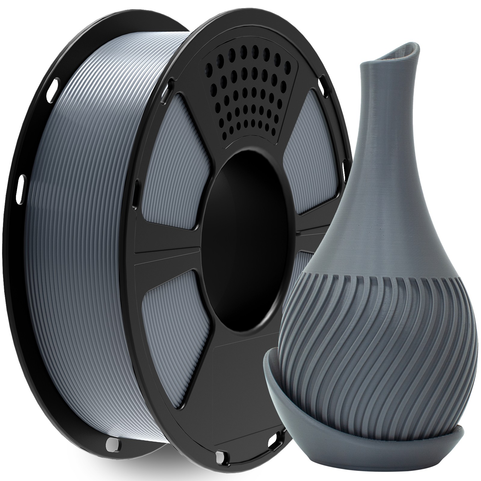 GEEETECH 3D Printer Filament 1.75mm 1KG/roll High Quality Consumables PLA Silver