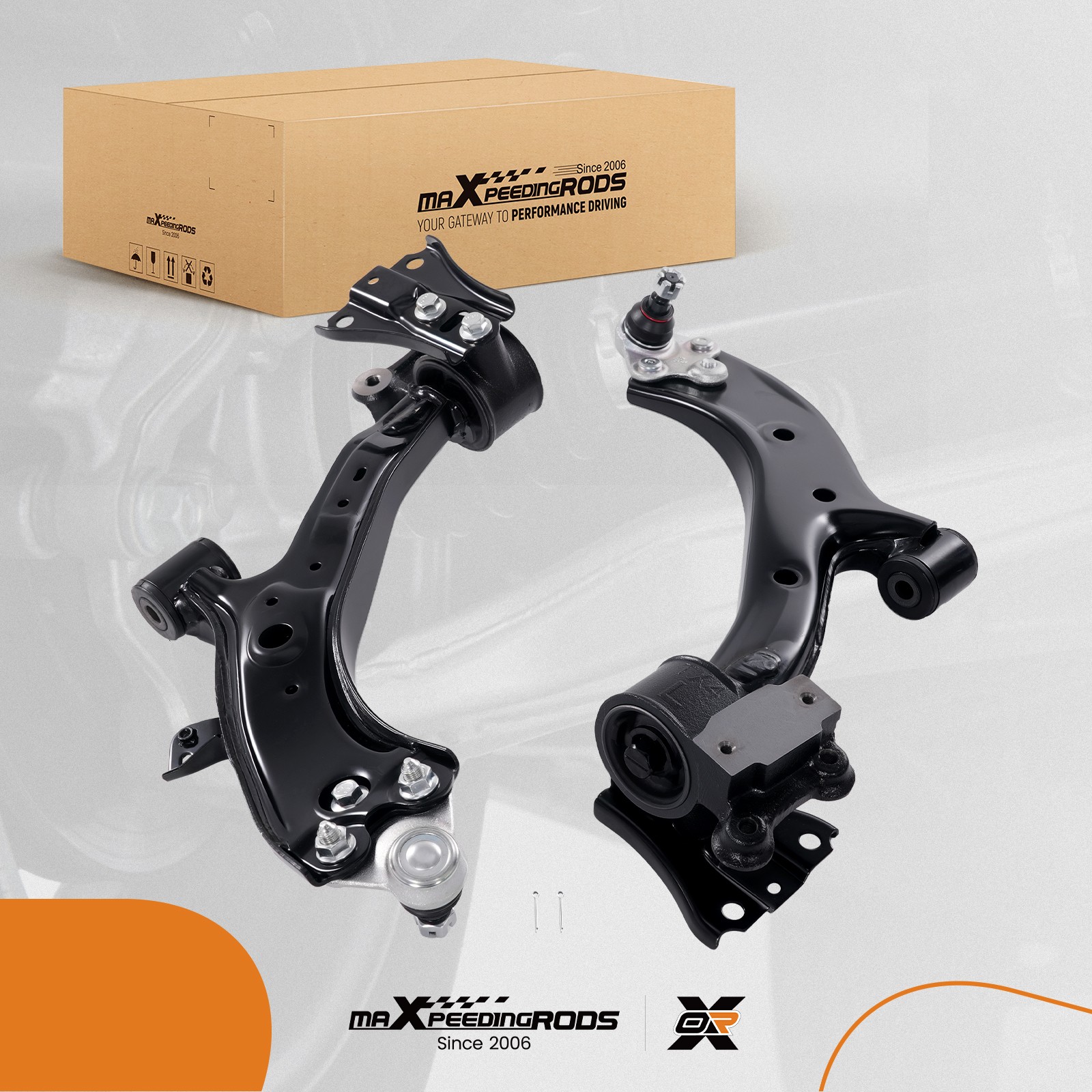 2x Front Lower Control Arm with Ball Joint For 2013 2014 2015 - 2018 Acura RDX