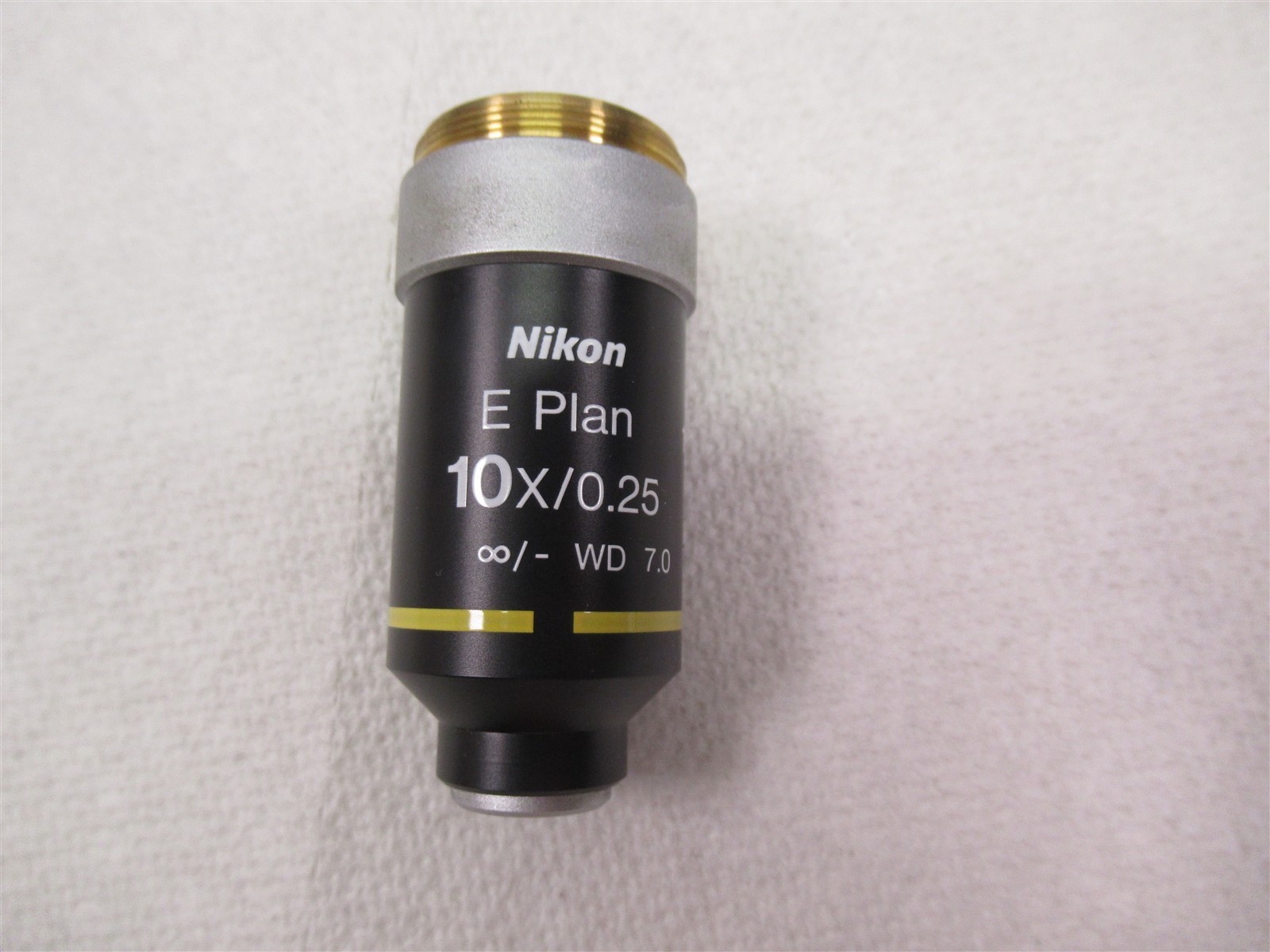 Nikon E Plan 10x 0.25 Microscope Objective Lens Eclipse Series E200