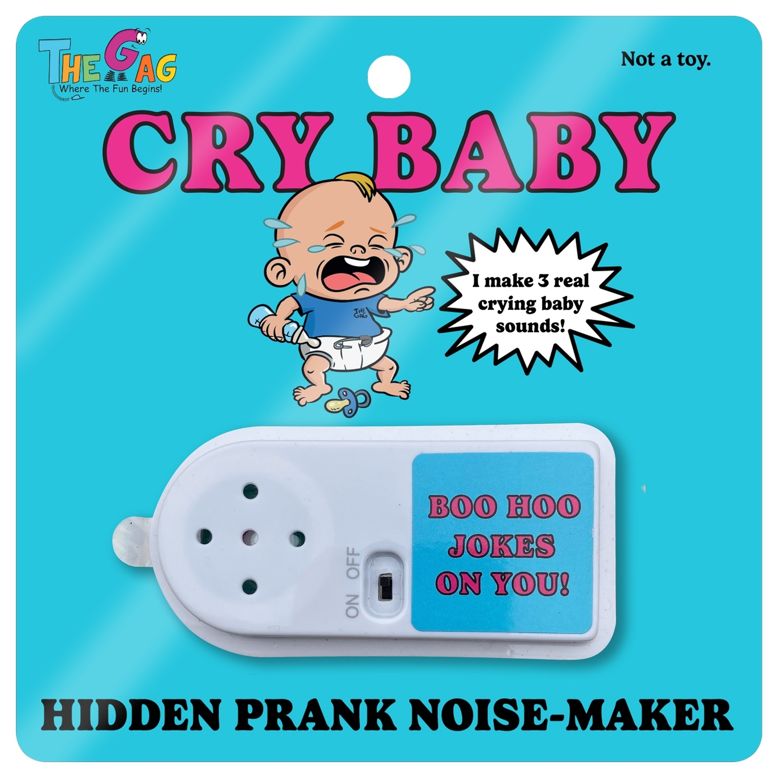 Baby Crying Noisemaker - Hilarious Gag Prank Trick Sound Maker - Fun & Laughter!