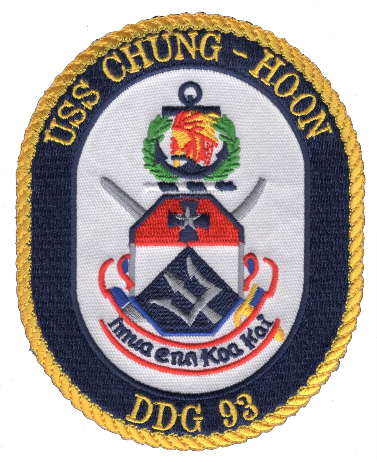 DDG-93 USS Chung-Hoon Patch