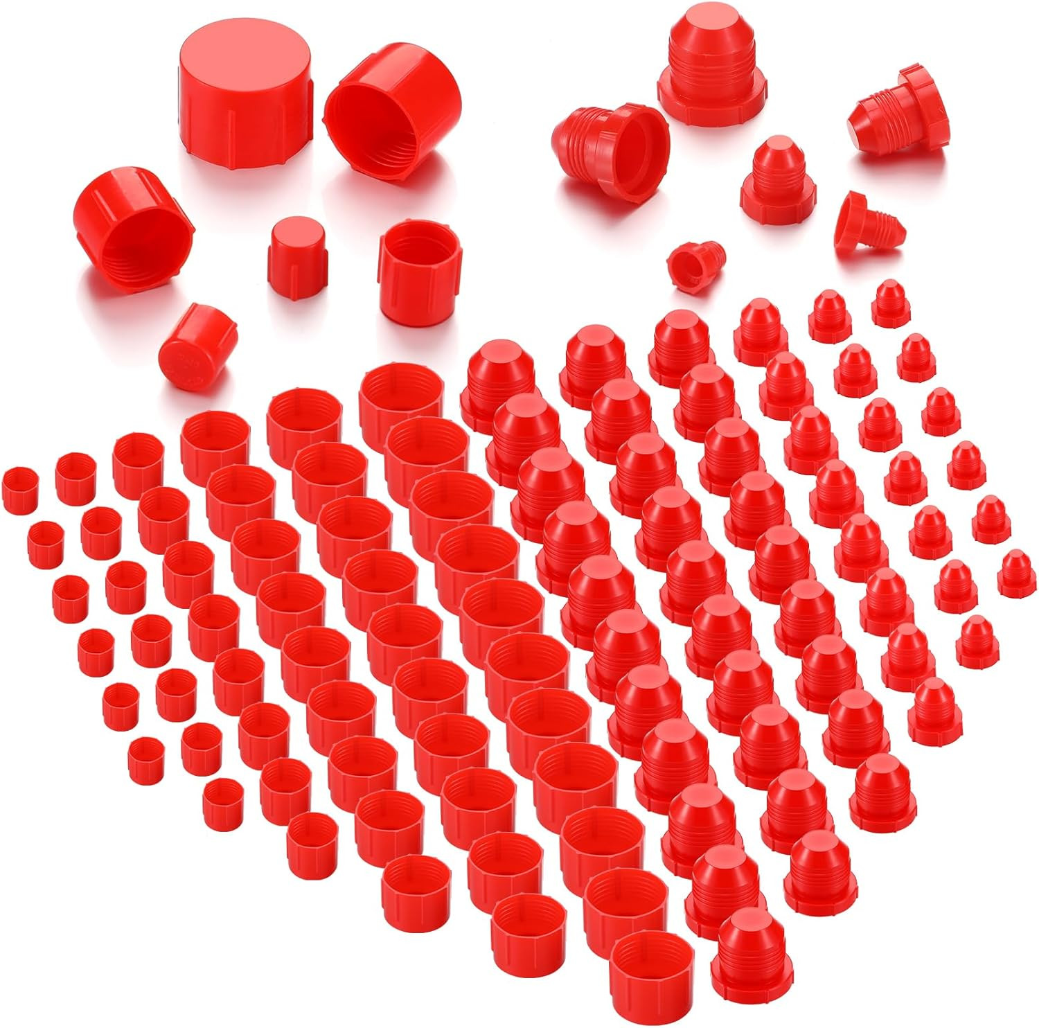 144 Pcs Plastic Caps and Plugs Automotive Plug and Cap Kit for Servicing Fluid L