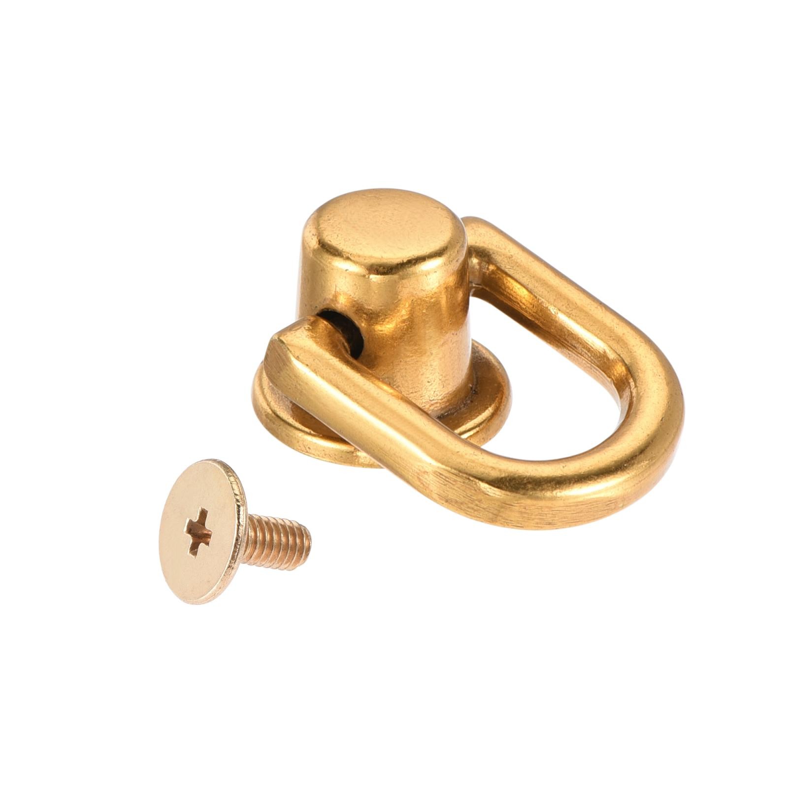 12x10mm Ball Head Button Studs with D for DIY Gold 6pcs