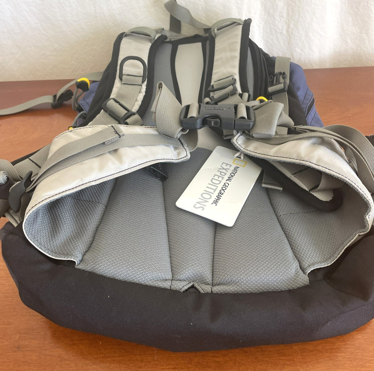 Camelbak ISIS Backpack Blue Grey Adjustable Waist Shoulder Strap Day Pack