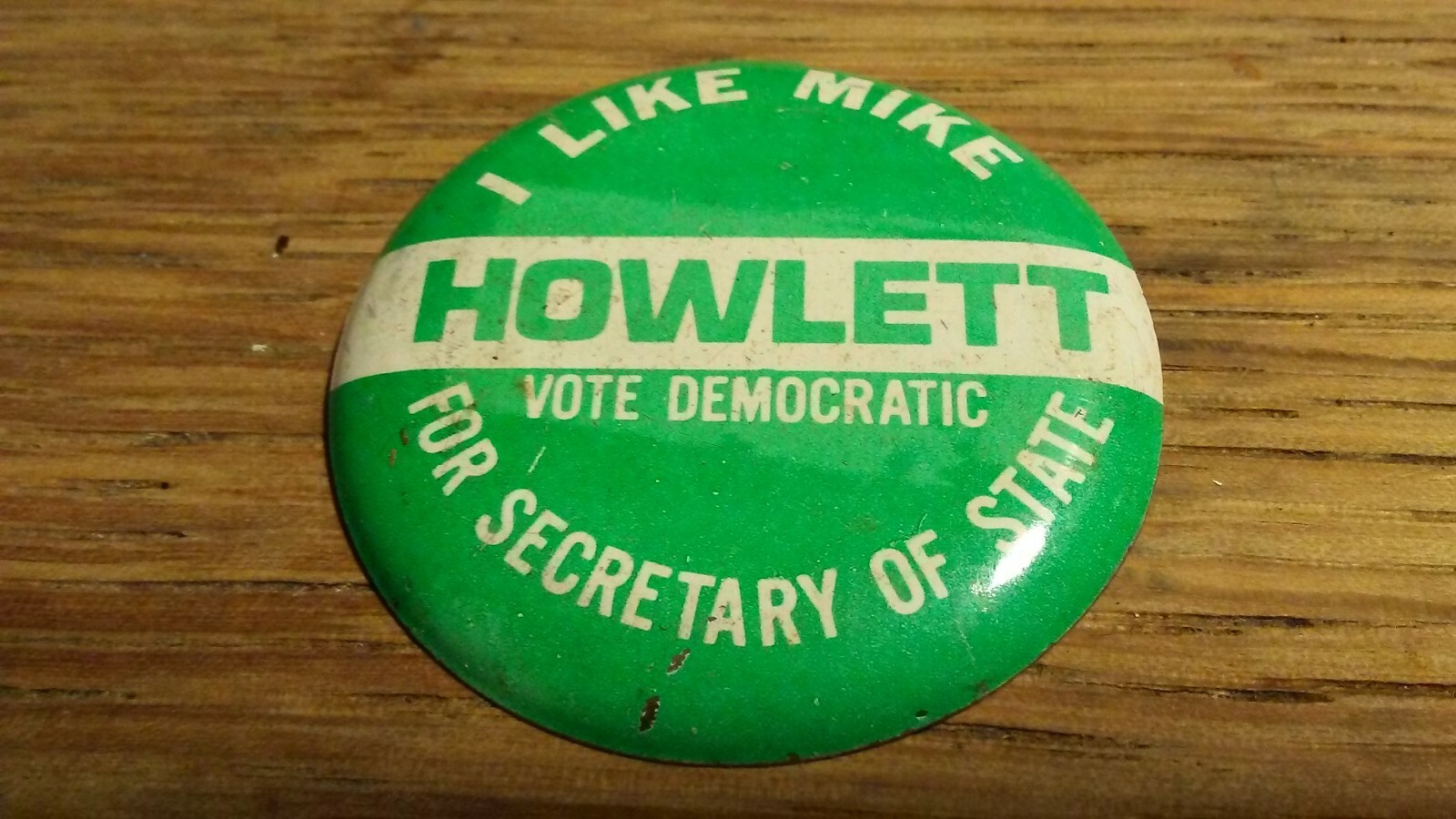 MIKE HOWLETT (Democratic) for Secretary of State (IL) Tab Button