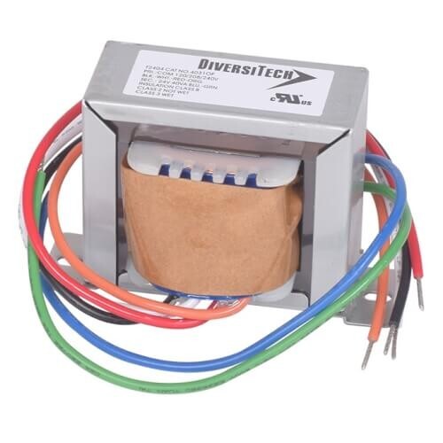 DIVERSITEC T2404 Class 2 TRANSFORMER 40VA 120/208/240 24SEC
