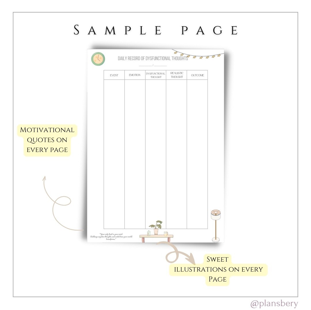 Mental Health Planner Set