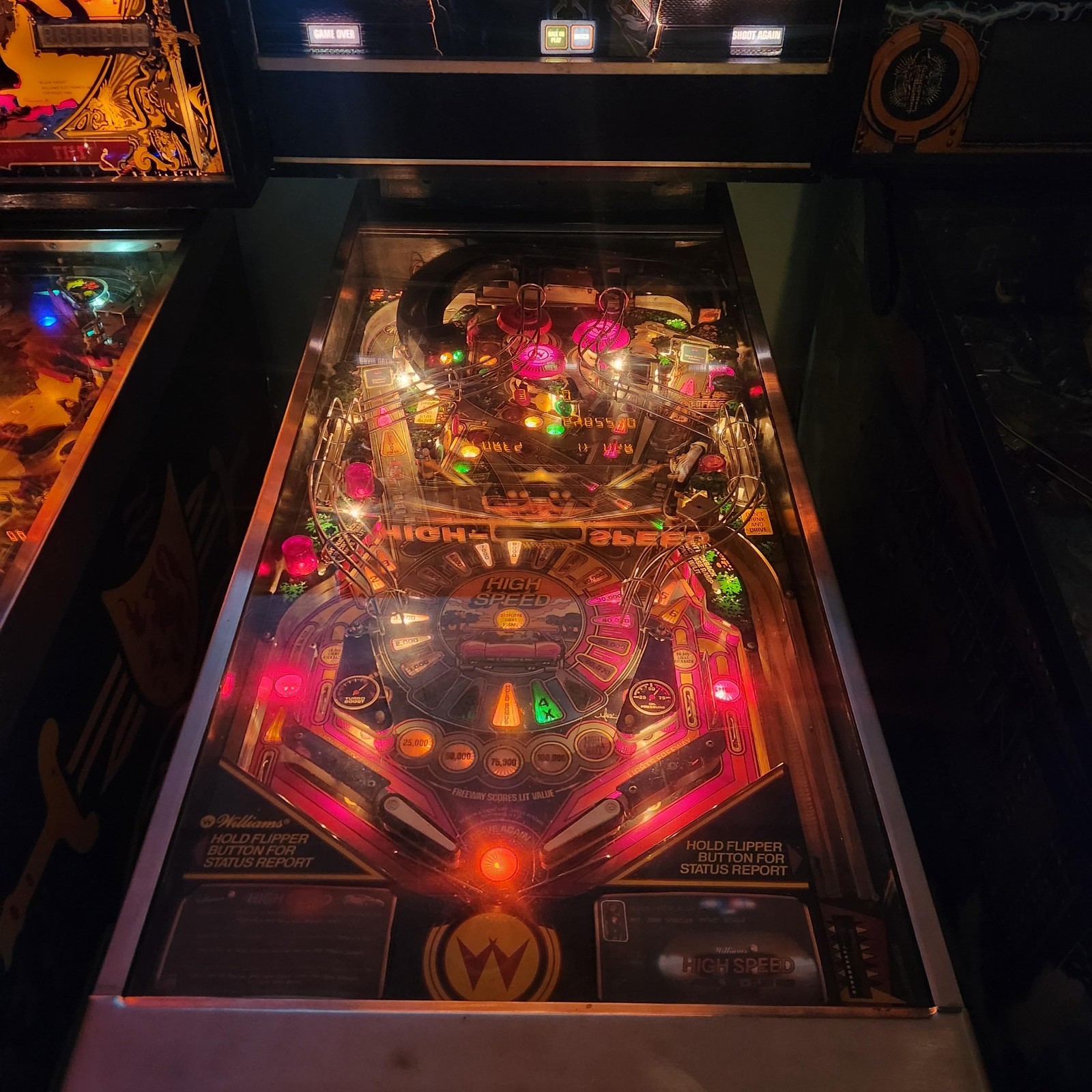HIGH SPEED Pinball Machine - Williams 1986