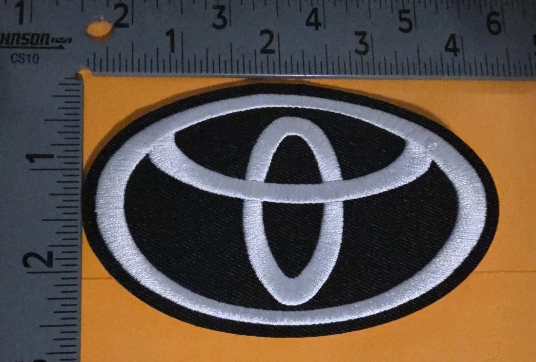 Toyota Emblem Embroidered Iron/Sew On Band Patch