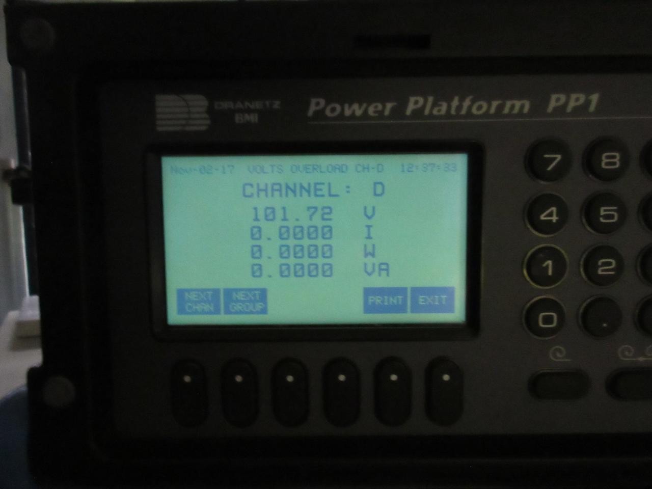 DRANETZ BMI PP1/P POWER METER PLATFORM T109204