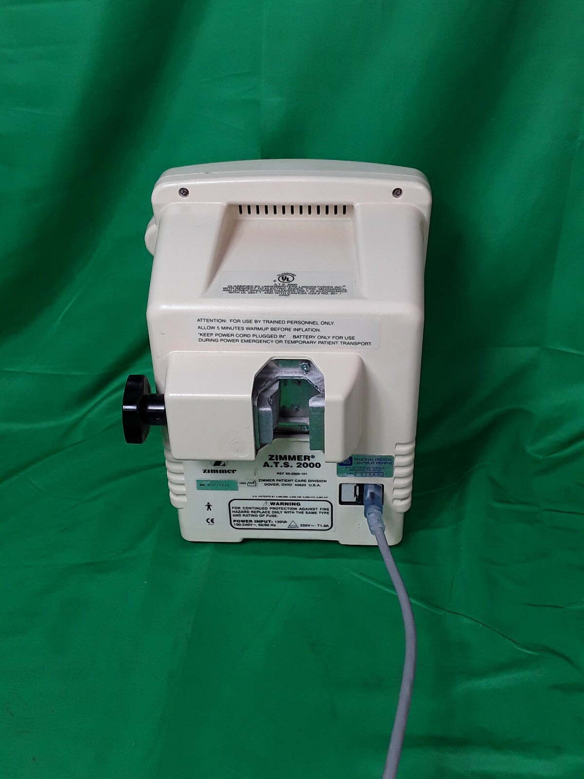 ZIMMER A.T.S. 2000 AUTOMATIC TOURNIQUET SYSTEM