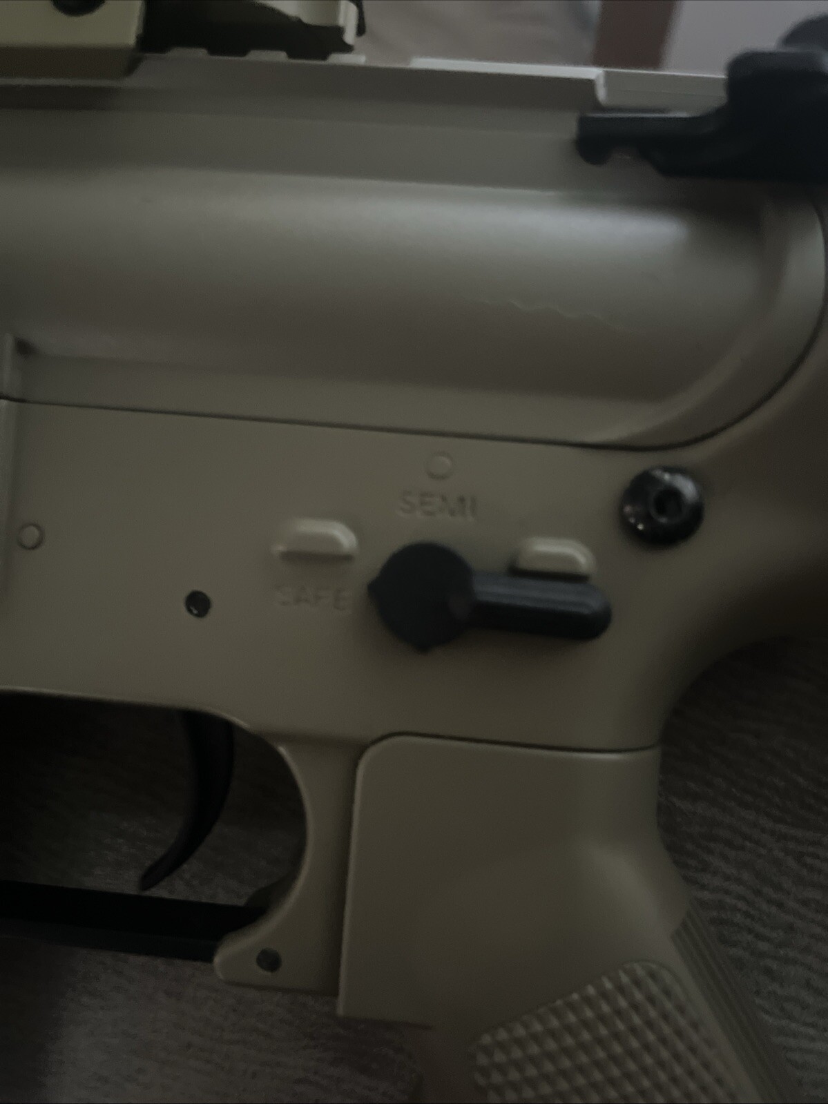 Mk18 Lancer Tactical Airsoft Rifle With Red Dot Scope
