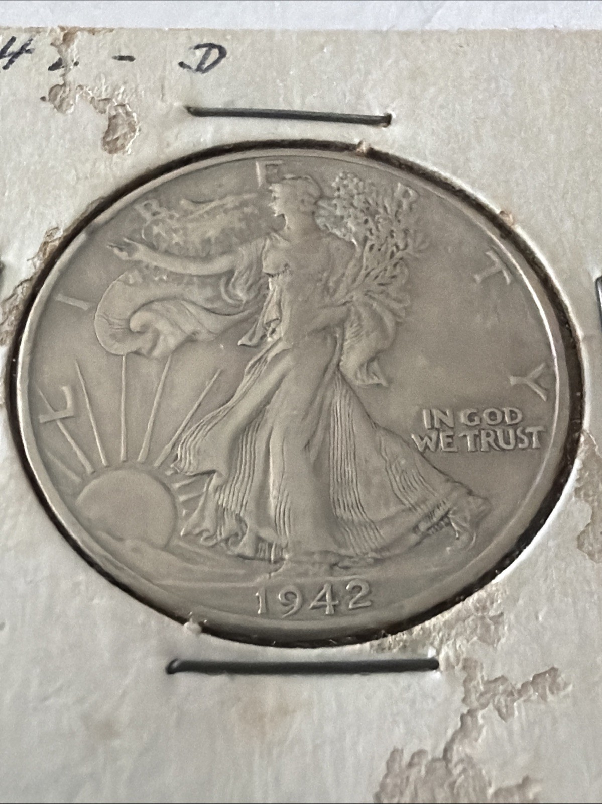 1942-D 50C Walking Liberty Half Dollar Uncirculated