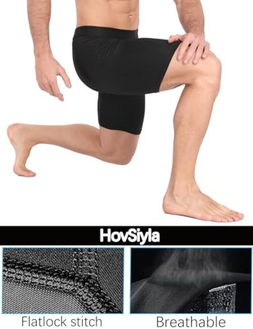 4 Pack Compression Workout Shorts Men Performance Sports Large 4 Pack: Black