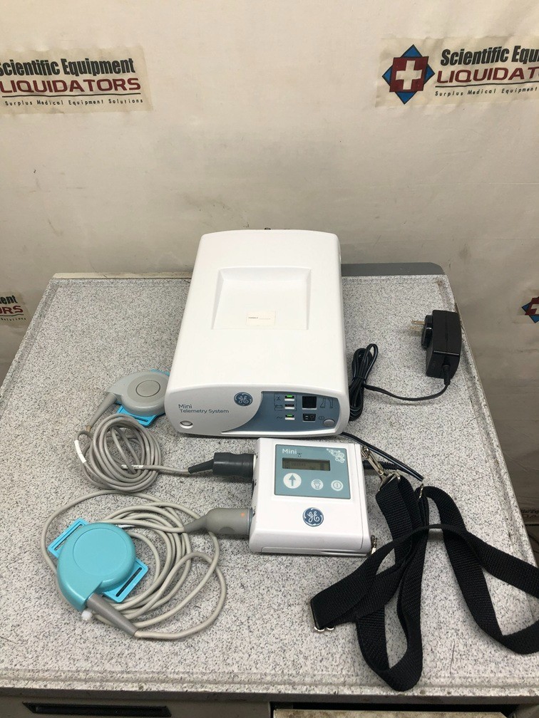 GE 2051444-004 Mini Telemetry System w/ 2051440-004 Mini Telemetry Monitor