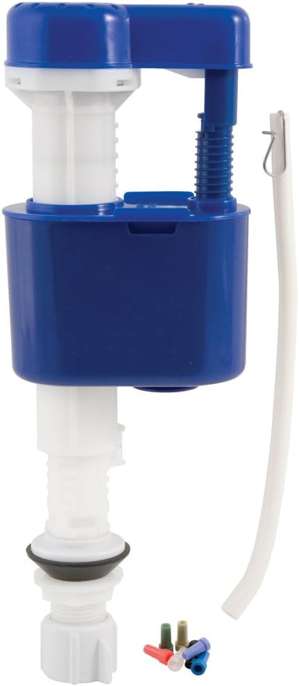 Plumb Craft Adjustable Quick Shut Off Perfect Flush Anti Siphon Toilet White