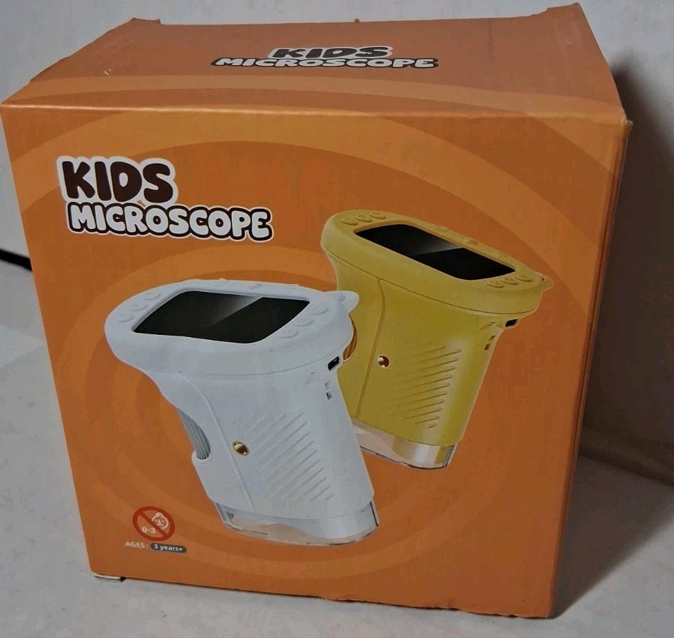 Kids Microscope 2.0" Screen 1000X Digital Microscope for Kids