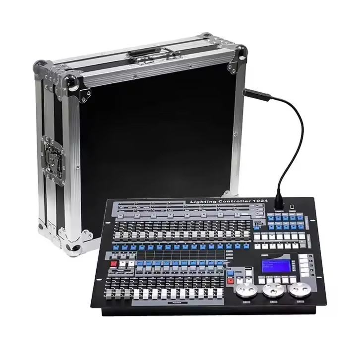 dmx 1024 channels theatre church studio light controller case dmx512 console US