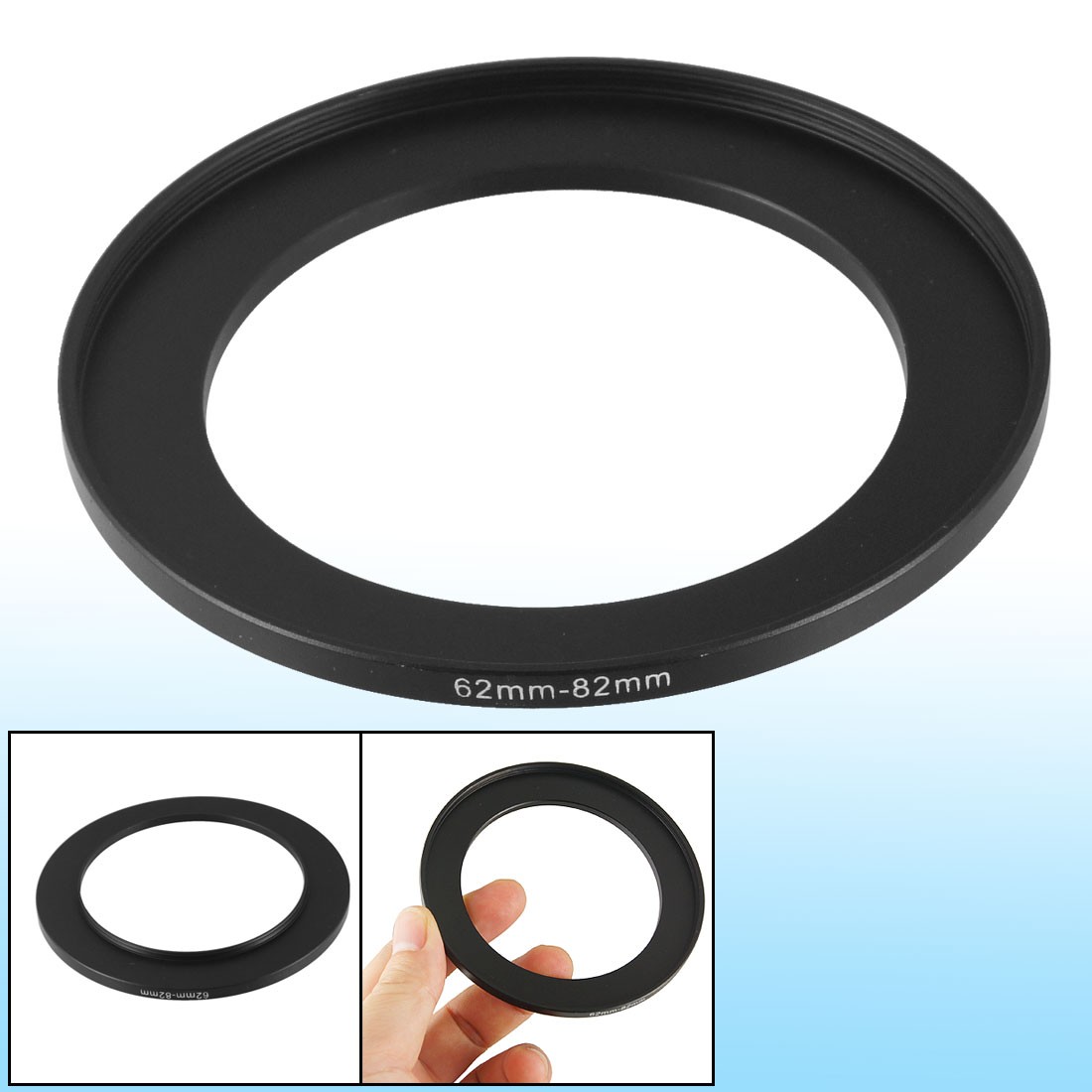 62mm-82mm 62mm to 82mm Black Step Up Ring Adapter for Camera