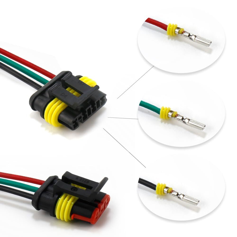Harness Connector Quick Disconnect Automotive Electrical Waterproof Wire