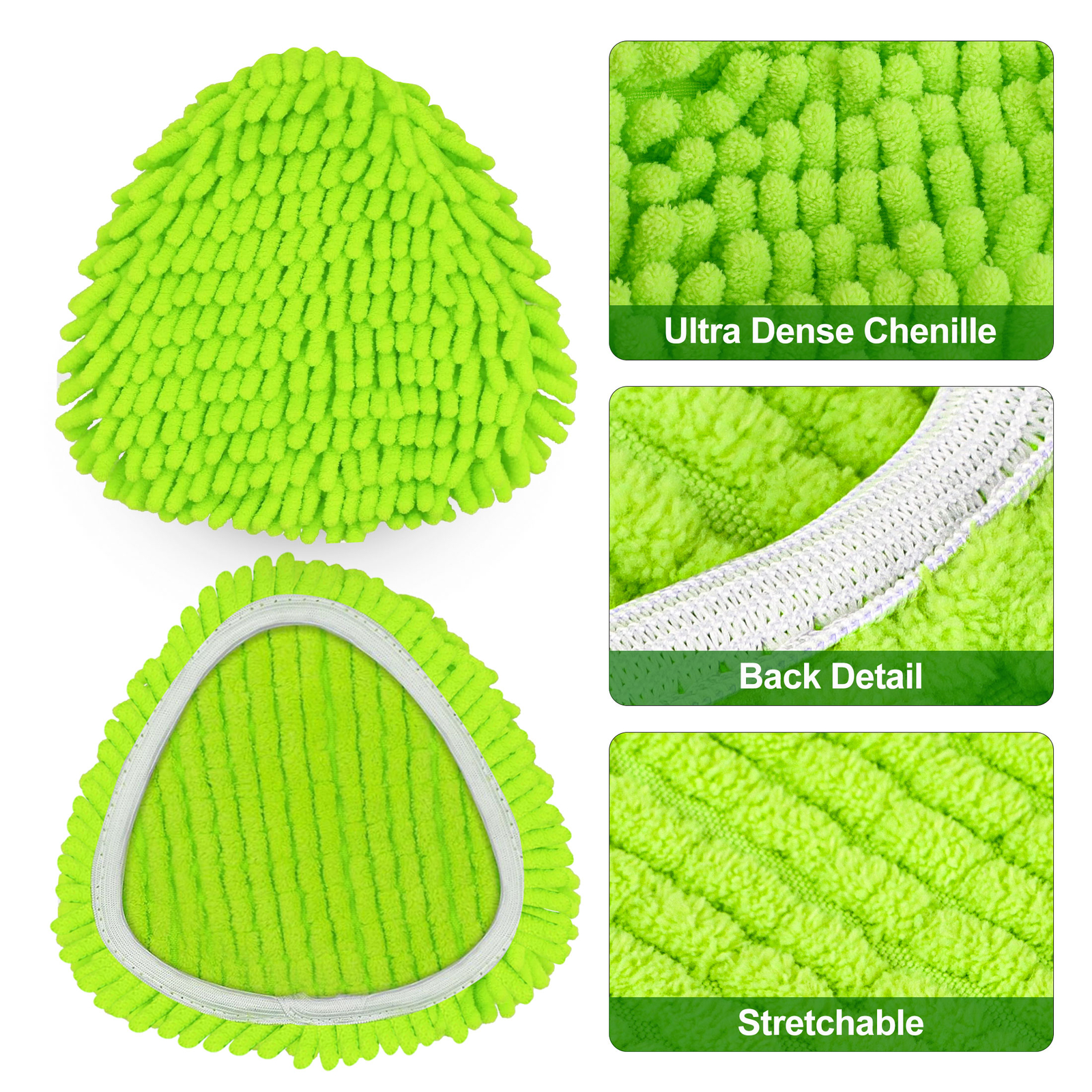 6pcs Mop Refills Replace Head Compatible with EasyWring 1-Tank System