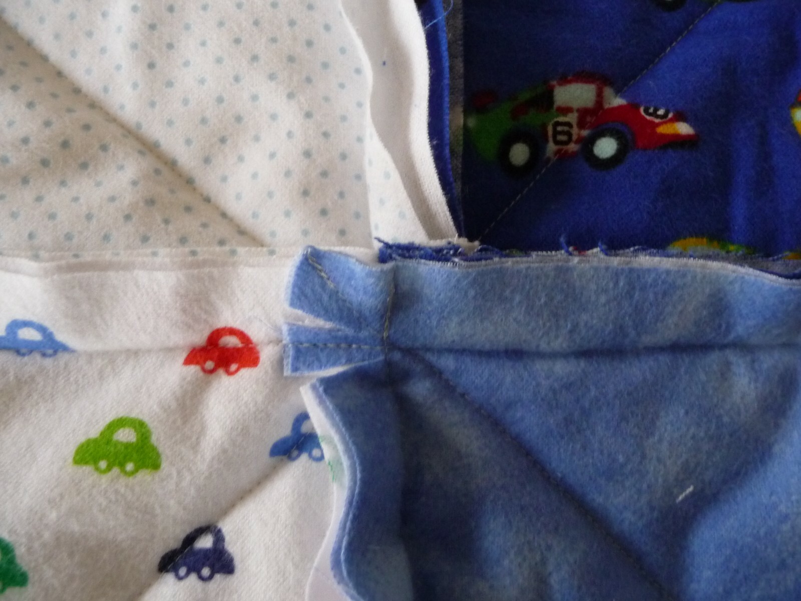 Blue Baby Quick & Easy Rag Quilt PATTERN Designed by Lenie Bosman NEW