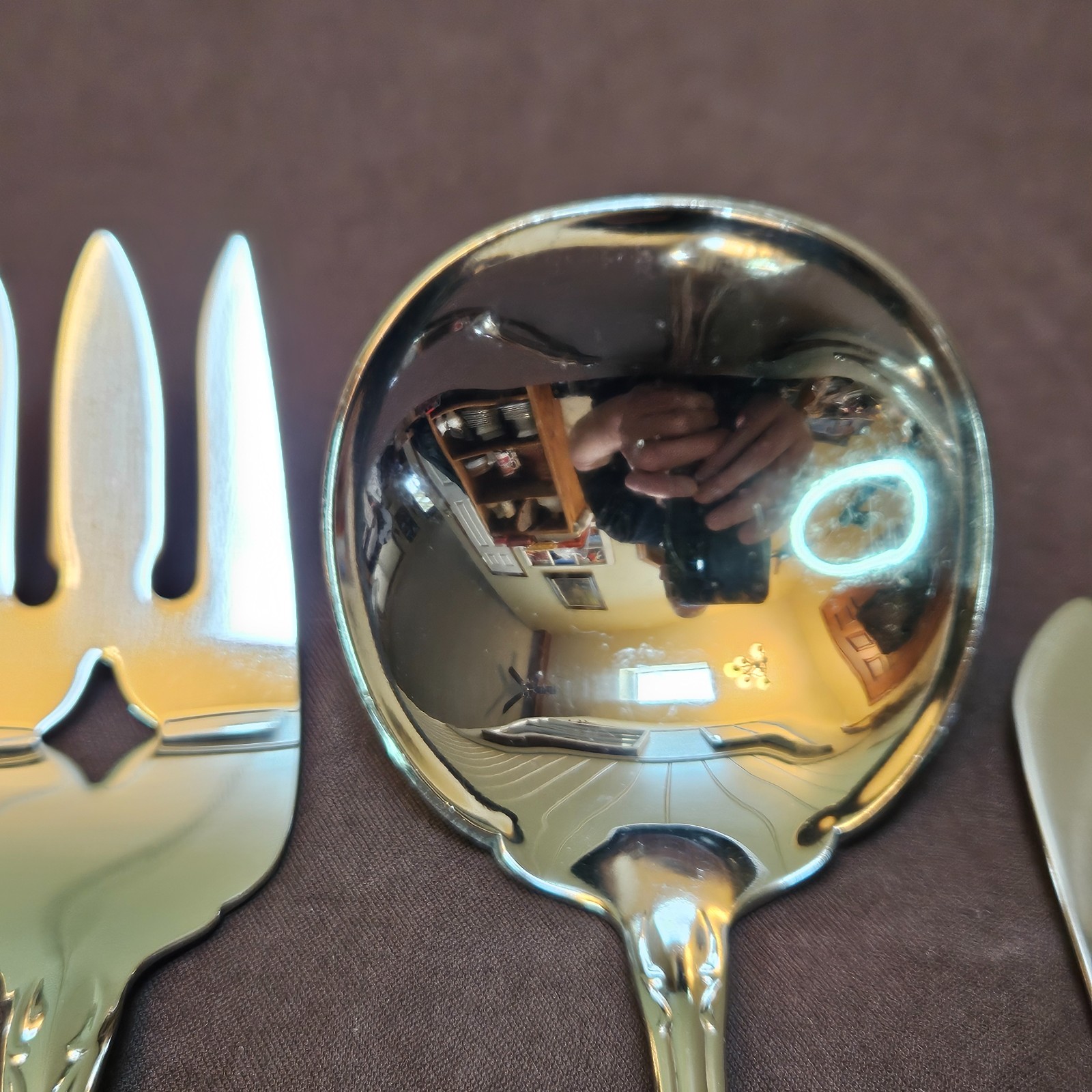 Onieda ARBOR ROSE Stainless Flatware 65 Piece 10ea 6 pc Place Settings 5 Serving