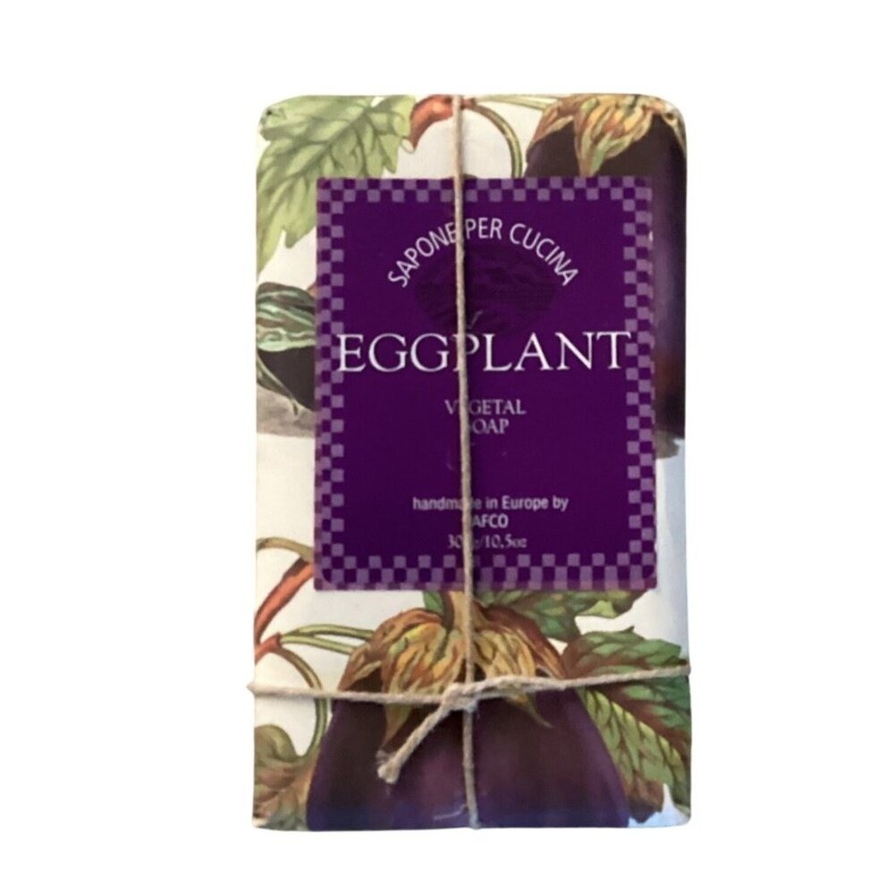 Sapone Per Cucina EGGPLANT Kitchen Soap Bar Handmade in Italy LAFCO 10.5 oz