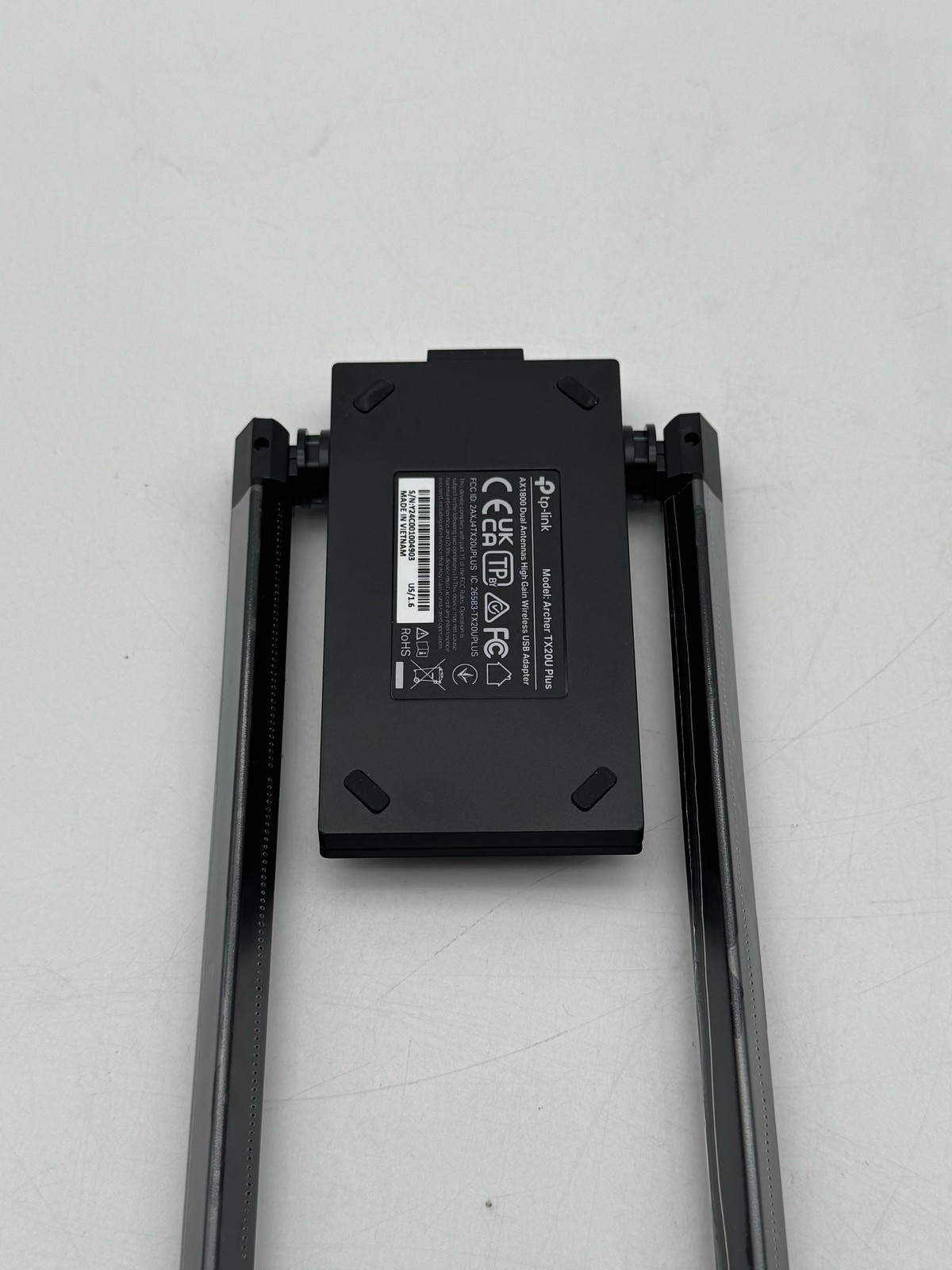 TP-Link Archer TX20U Plus WiFi 6 USB Adapter AX1800 Dual Band High Gain Black