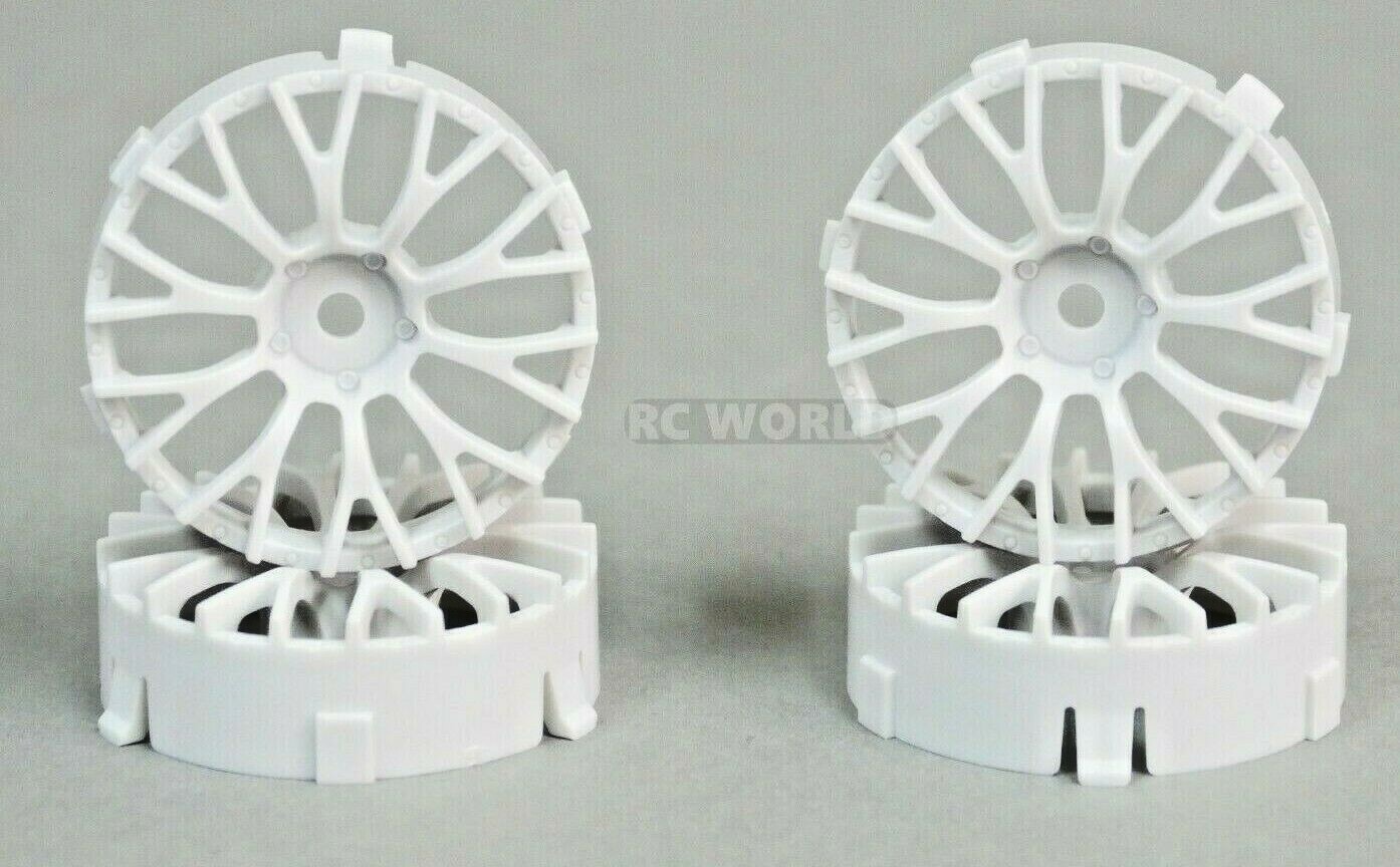 Tetsujin DAISY Wheels INSERTS Disk Adjustable Offset - SILVER - 4 pcs
