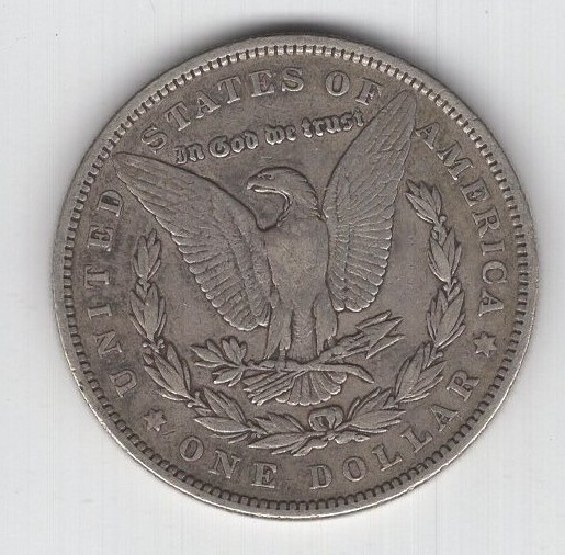 1892 Philadelphia Morgan Silver Dollar