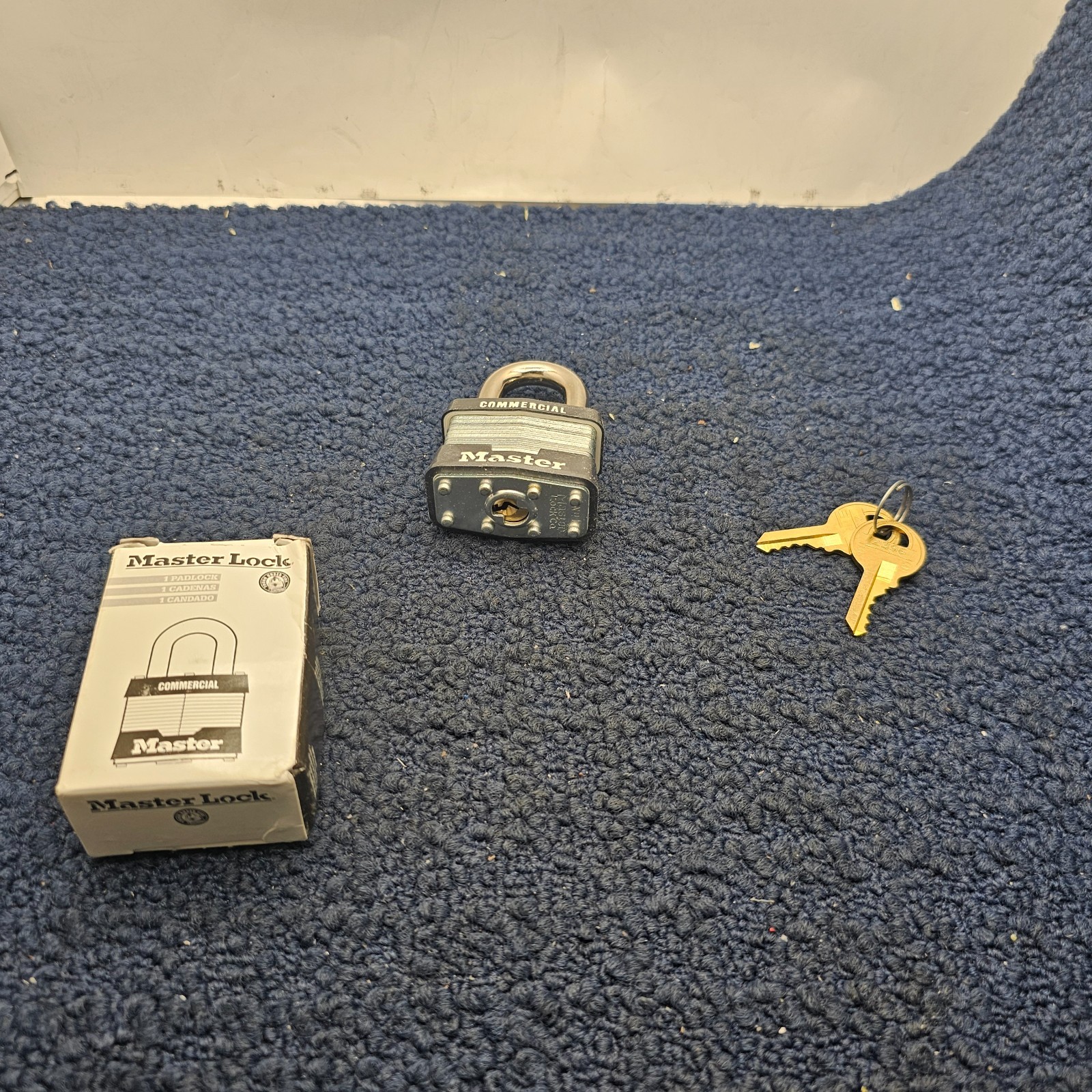Master Lock 1KA2396: 1-3/4" Wide Laminated Padlock, Keyed Alike