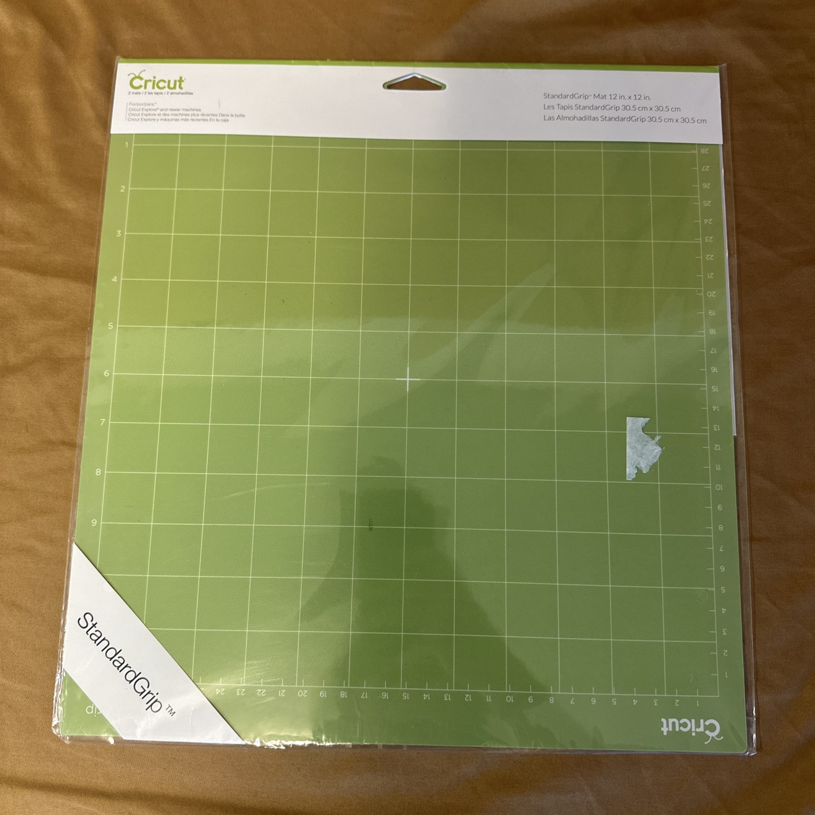 Standard Grip Cutting Mat Pad Cricut Cover Expression Machine Use 12"x12" 2 Pack