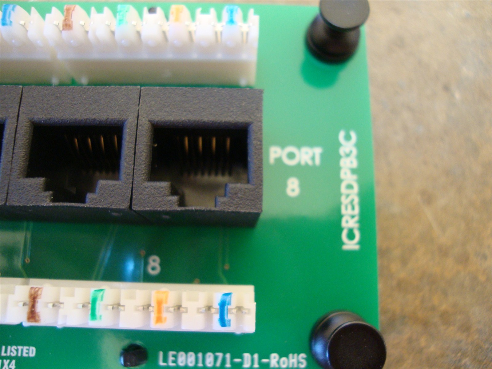 ICC Compact Module, CAT 6 Data, 8-Port ICRESCPB3C NEW open box