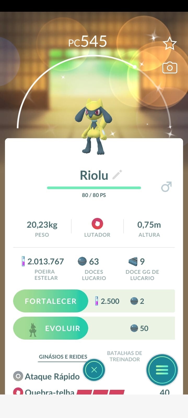 Riolu ✨Shiny ✨pokemon GO