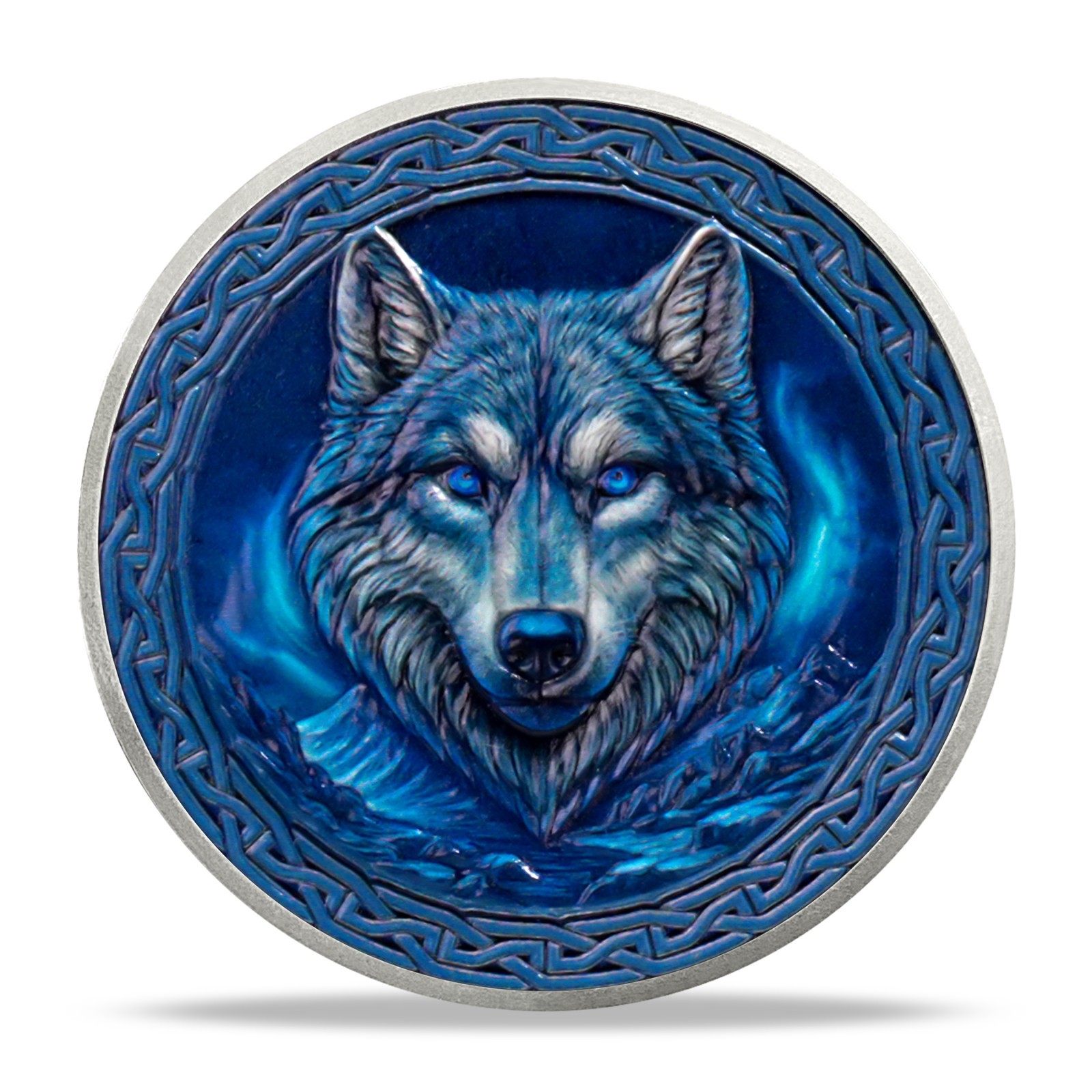 Wolf Warrior Viking Challenge Coin Norse Myth Viking Collectible Coin Men's Gift