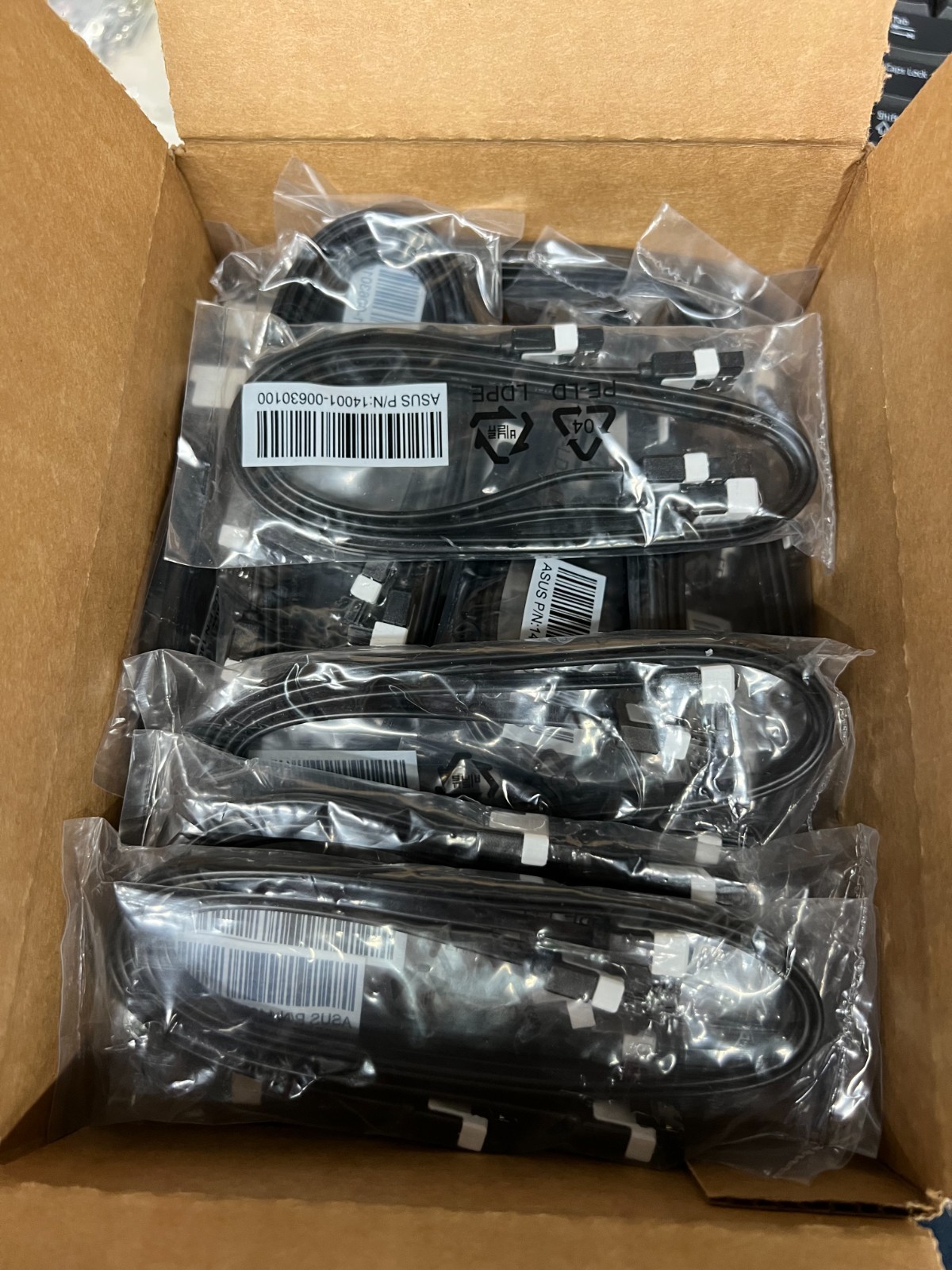 Lot of 50 - Asus SATA III SSD/HDD Data Cables, 6Gbit