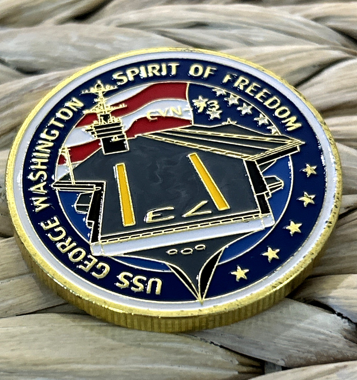 US Navy Coin-USS George Washington CVN-73 Freedom New
