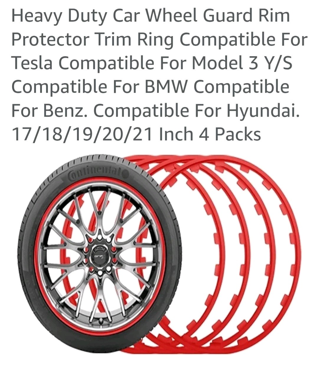 Wheel Rim Protector Guard 19 Inch Wheel Hubcap Rim Patch Easy To Install Fully
