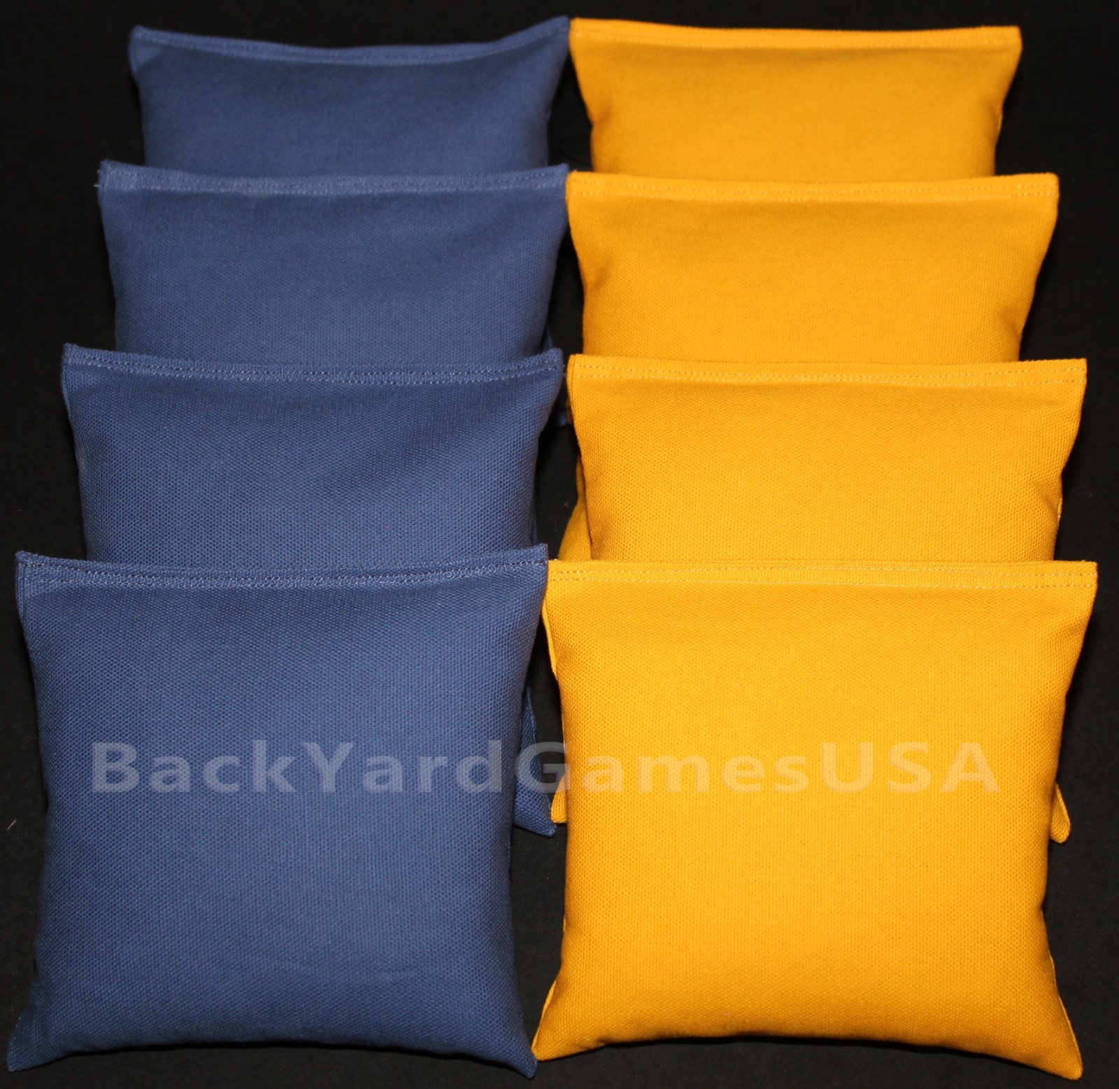 CORNHOLE BEAN BAGS Blue & Yellow 8 ACA Regulation Corn Hole Game Bags or  pick