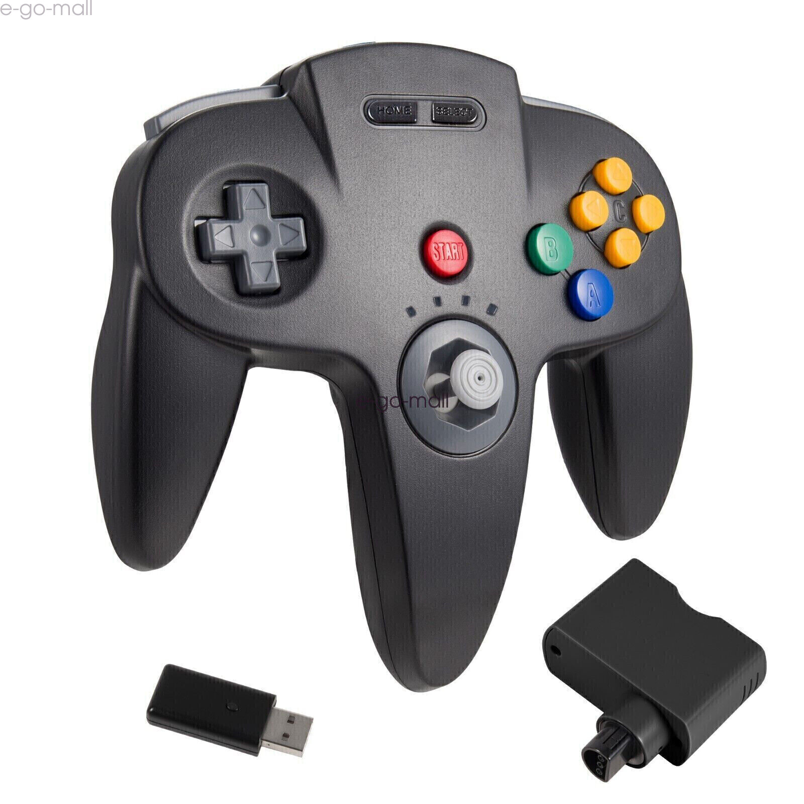2.4G Wireless Switch Controller for Nintendo 64/Switch/PC Mac Window Rumble Pak