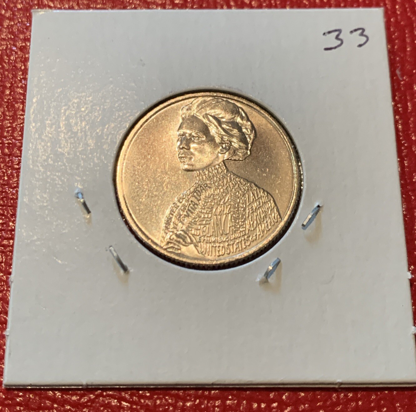 2023-D Jovita Idar Quarter ERROR: Strikethrough + Collar Clash. BU