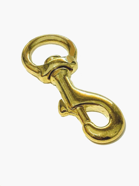 Swivel Snap 7/8" Solid Brass ~ Dogs, Leather Horses Reins Made in USA