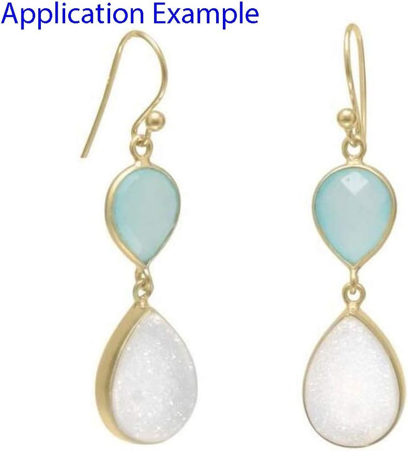 Gold Plated Fish Hook Earring Wires 50PCS